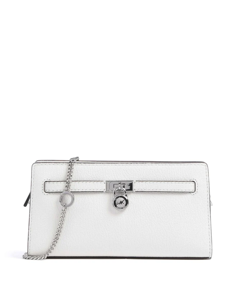 Michael Kors Hamilton Moderne XS Crossover väska optic white