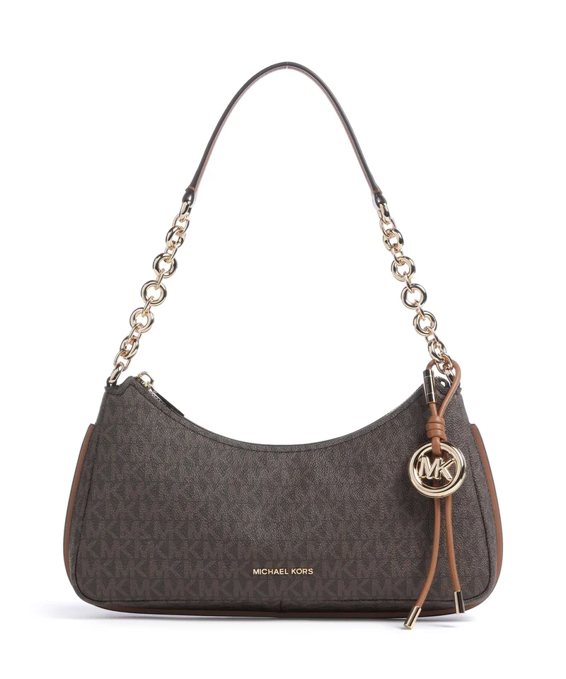Michael Kors Nolita Medium Axelremsväska brown/acorn