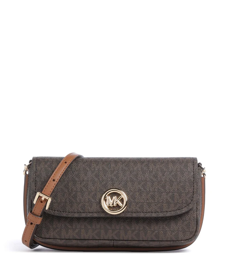 Michael Kors Nolita Small Crossover väska brown/acorn