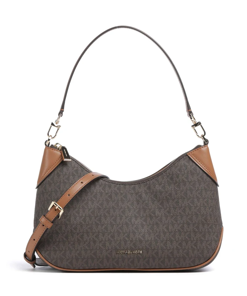 Michael Kors Jet Set Medium Axelremsväska brown/acorn
