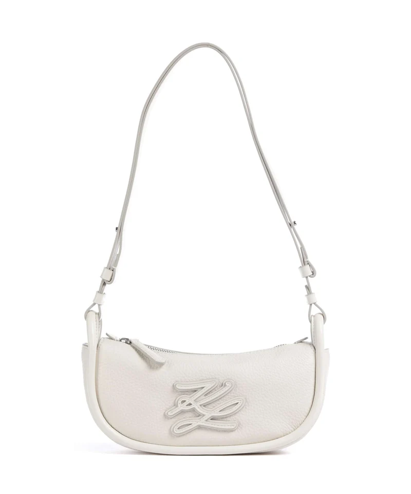 Karl Lagerfeld K/Autograph Small Axelremsväska off white