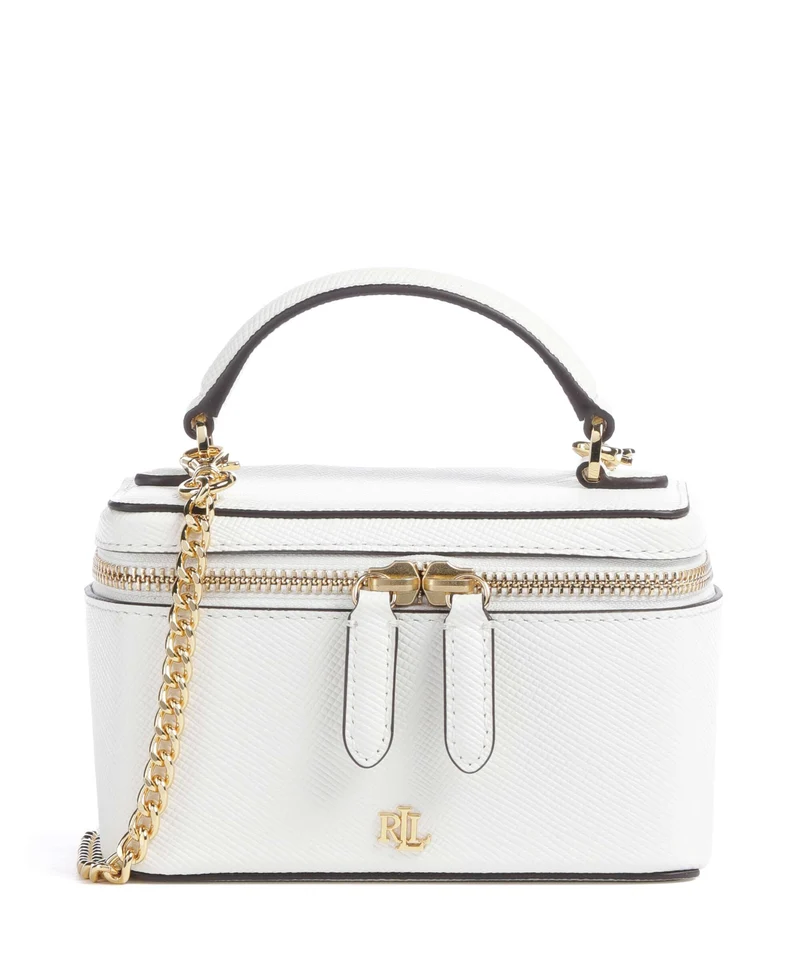 Lauren Ralph Lauren Hallee Small Crossover väska white