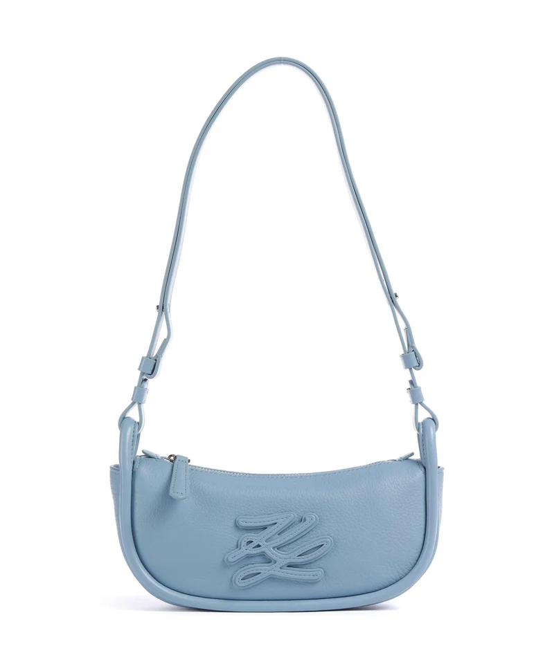 Karl Lagerfeld K/Autograph Small Axelremsväska blue bloom