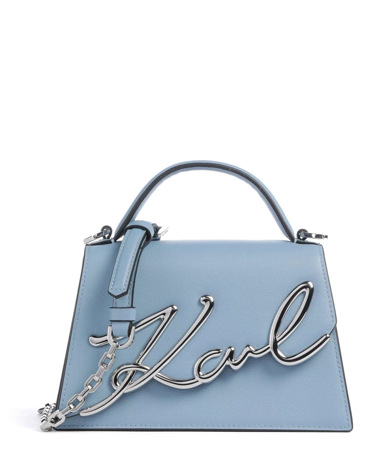Karl Lagerfeld K/Signature 2.0 Crossover väska blue bloom