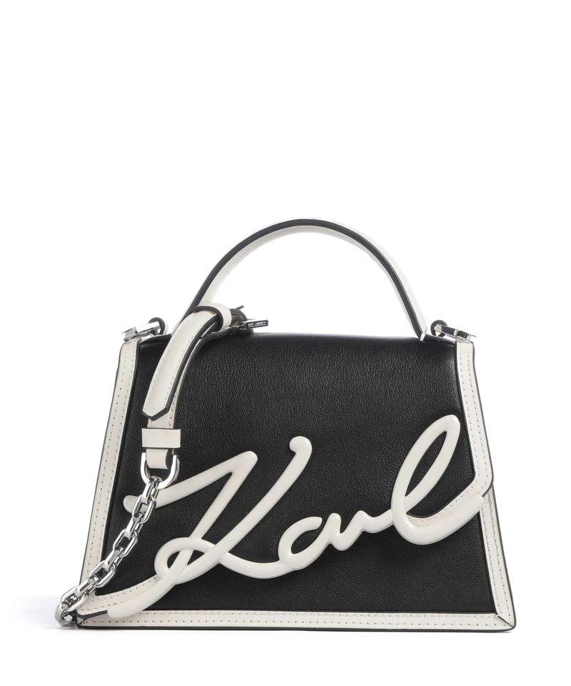 Karl Lagerfeld K/Signature 2.0 Crossover väska black/white