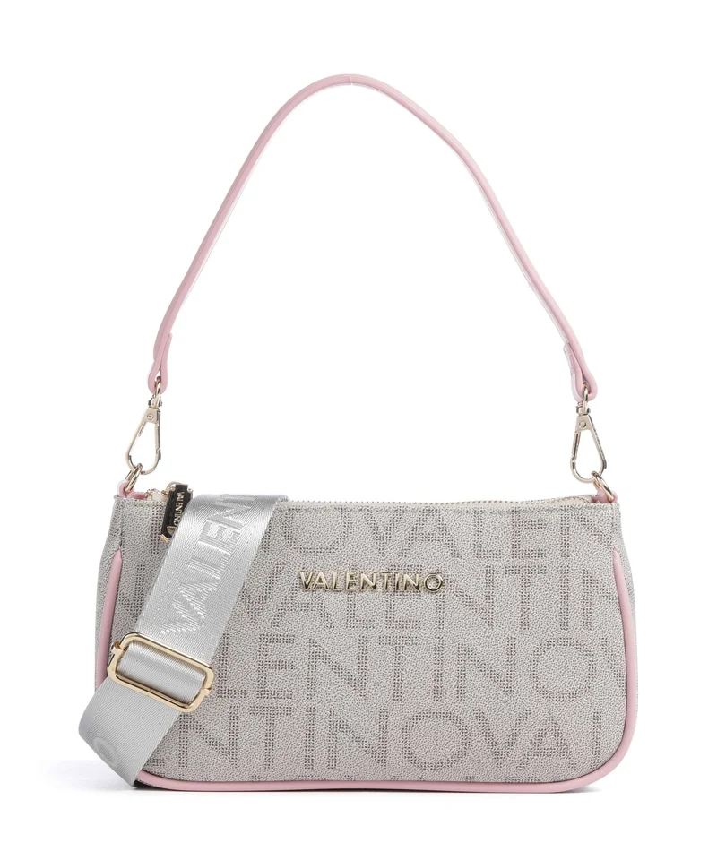 Valentino Bags Regina Re Axelremsväska beige/rosa