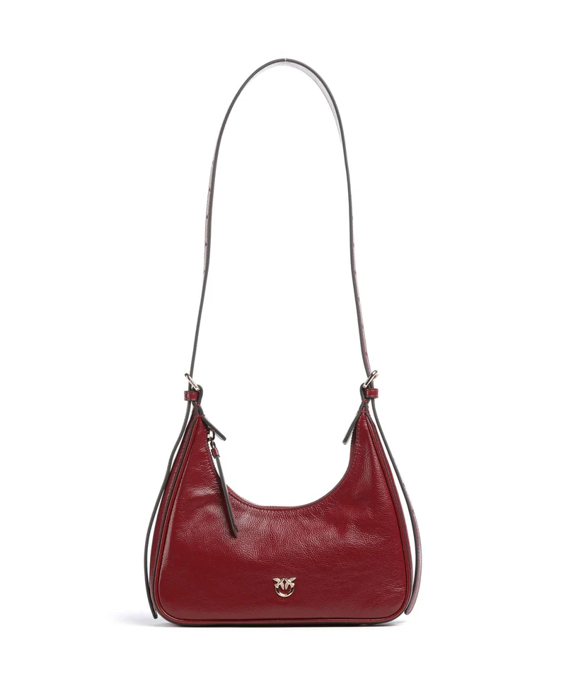 Pinko Miss Pinko Mini Axelremsväska rosso scuro/gold mordore