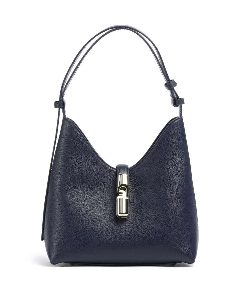 Furla Goccia S Axelremsväska ink blue