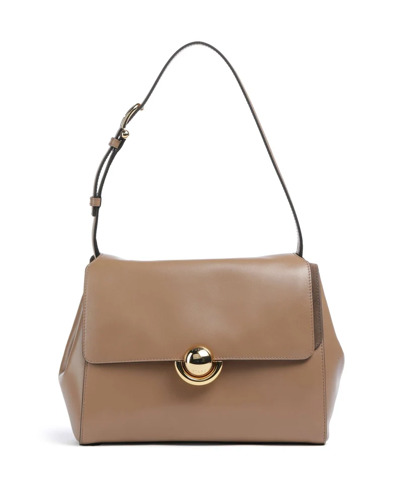 Furla Domus S Axelremsväska toffee