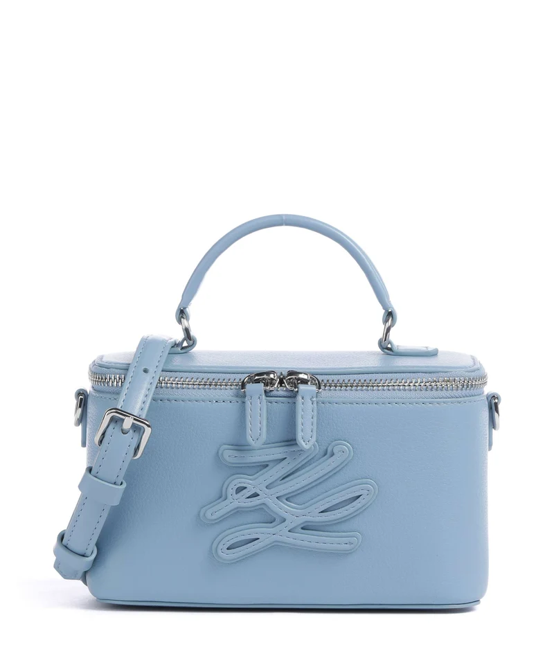 Karl Lagerfeld K/Autograph Vanity Crossover väska blue bloom