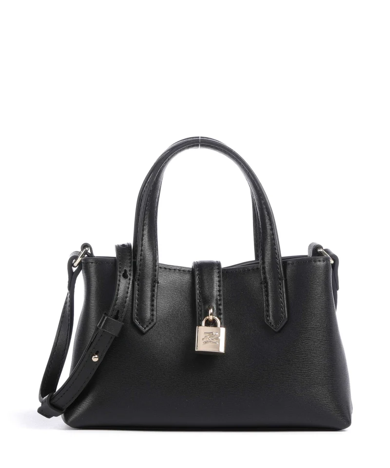 Karl Lagerfeld K/Autograph Padlock Crossover väska black/gold