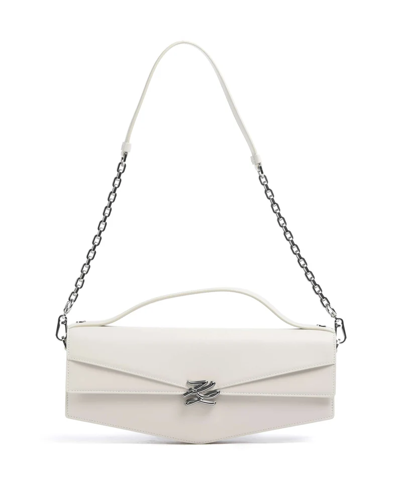 Karl Lagerfeld K/Studio Autograph Axelremsväska off white