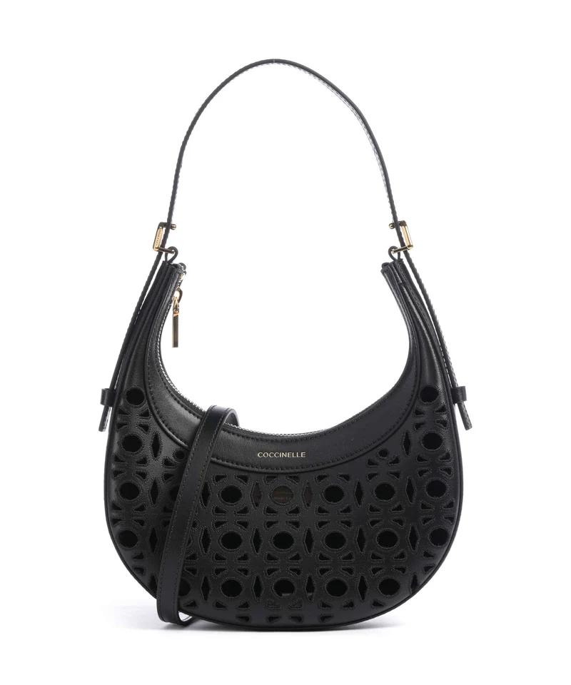 Coccinelle Whisper Monogram Sangallo Axelremsväska noir