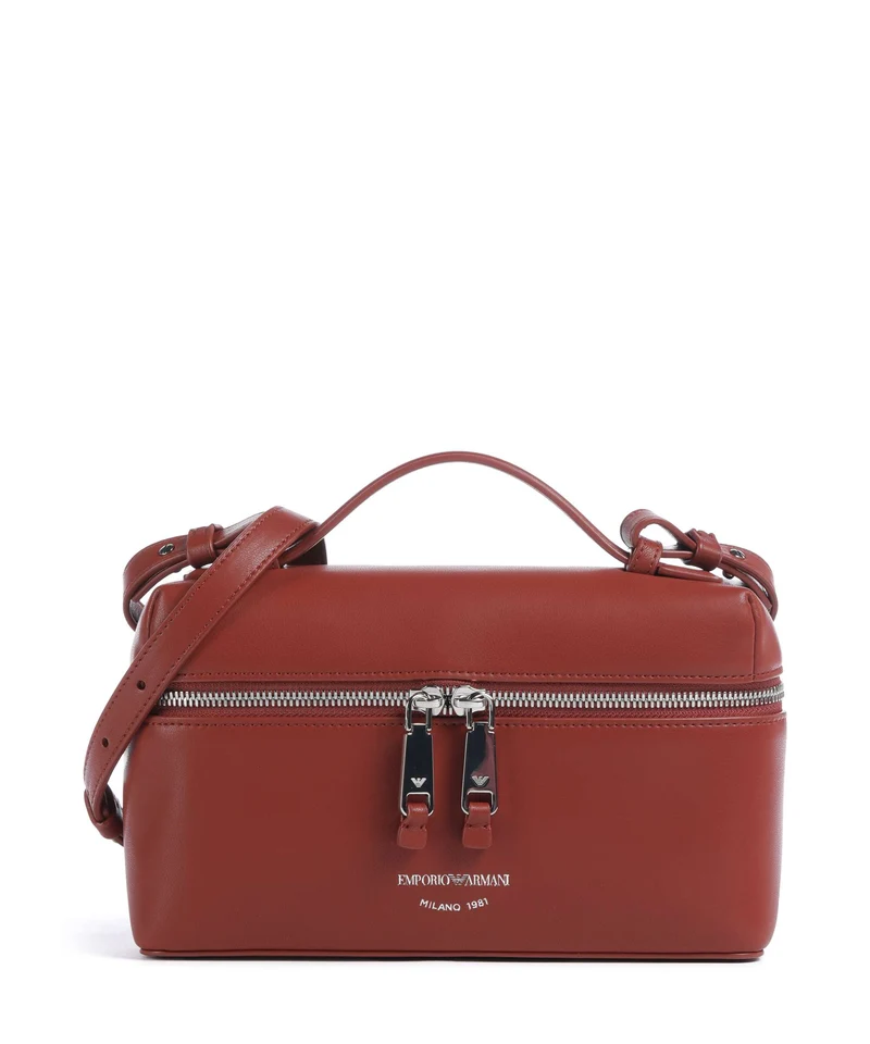 Emporio Armani Lilly Crossover väska brandy