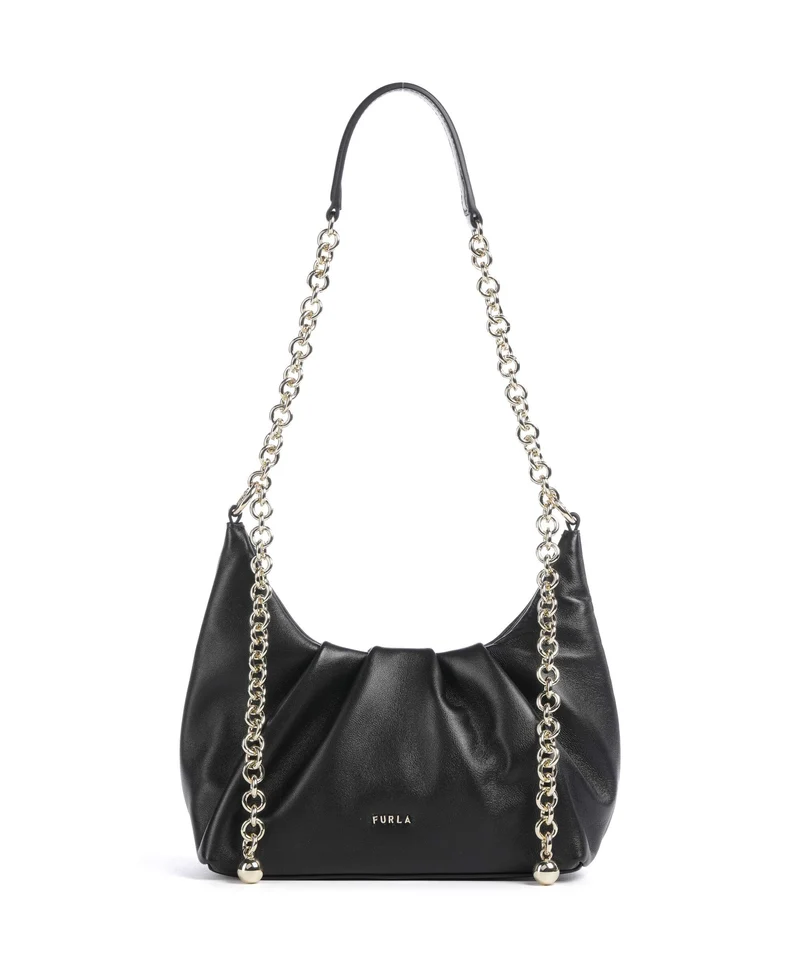 Furla Delia Mini Axelremsväska nero