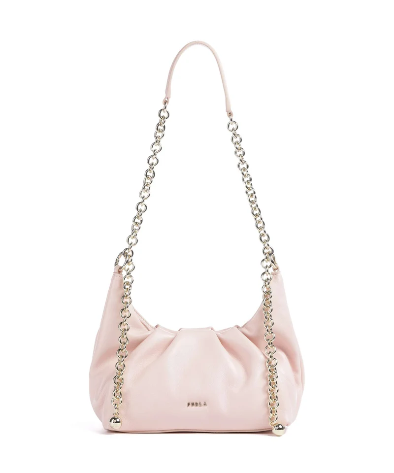 Furla Delia Mini Axelremsväska dusty pink