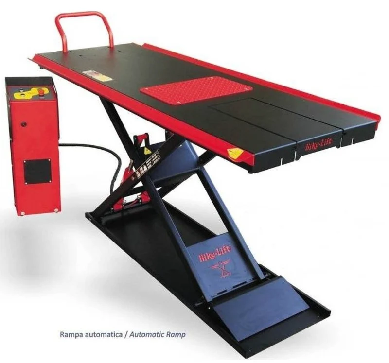 BIKE-LIFT Custom 500 Electro-Hydraulic Lift Table Extra Flat - CU500-003 CM500-003