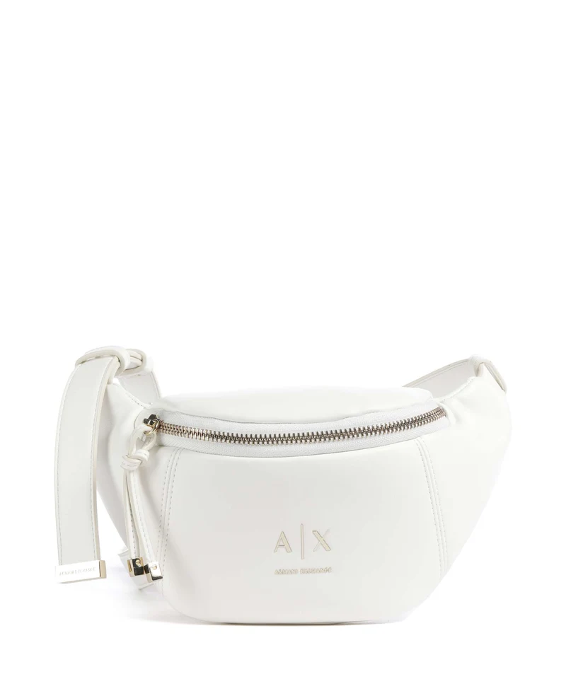 Armani Exchange Alice Crossover väska off white