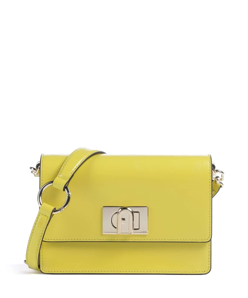 Furla 1927 Mini Crossover väska mudec yellow