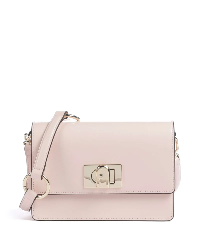 Furla 1927 Mini Crossover väska dusty pink