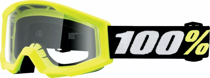 100% GOGGLE STRATA MINI YELLOW CLR 50033-00006