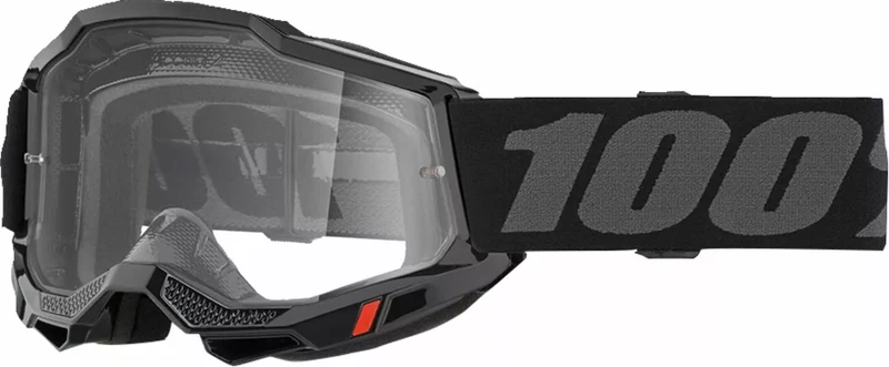 100% GOGGLE ACCURI 2 BLACK CLR 50013-00038