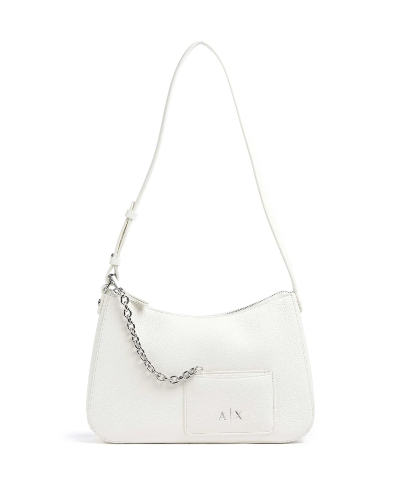 Armani Exchange Mila M Axelremsväska off white