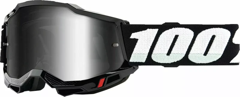 100% GOG AC2 JR BLACK MIR SIL 50025-00011