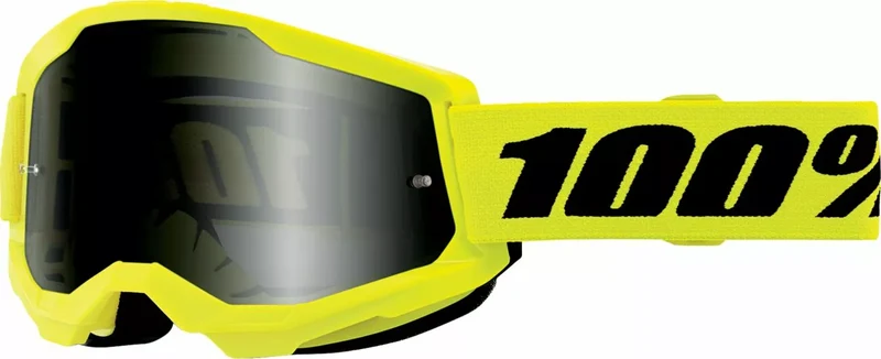 100% GOGGLE STRATA 2 SAND NEON YELL 50030-00005