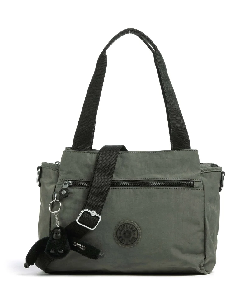 Kipling Basic Elysia Axelremsväska green moss