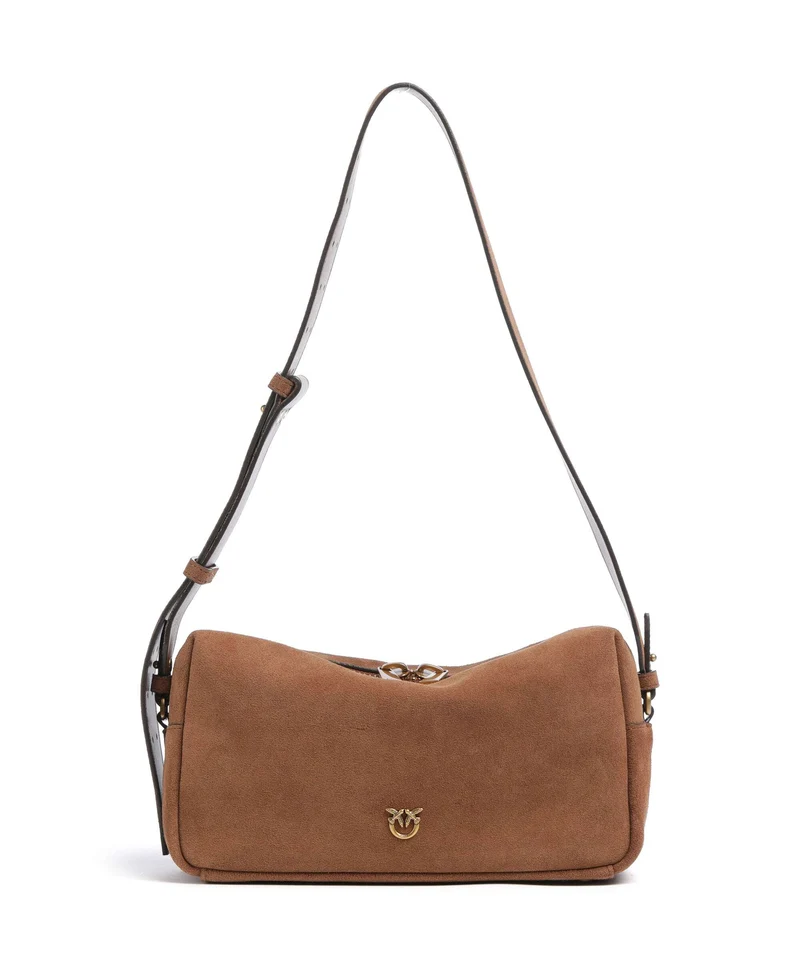 Pinko Axelremsväska marrone/leone/antique gold