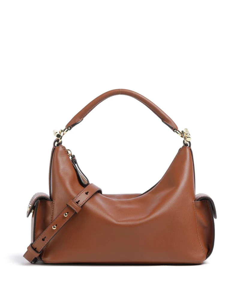 Lauren Ralph Lauren Blaike Small Axelremsväska lauren tan