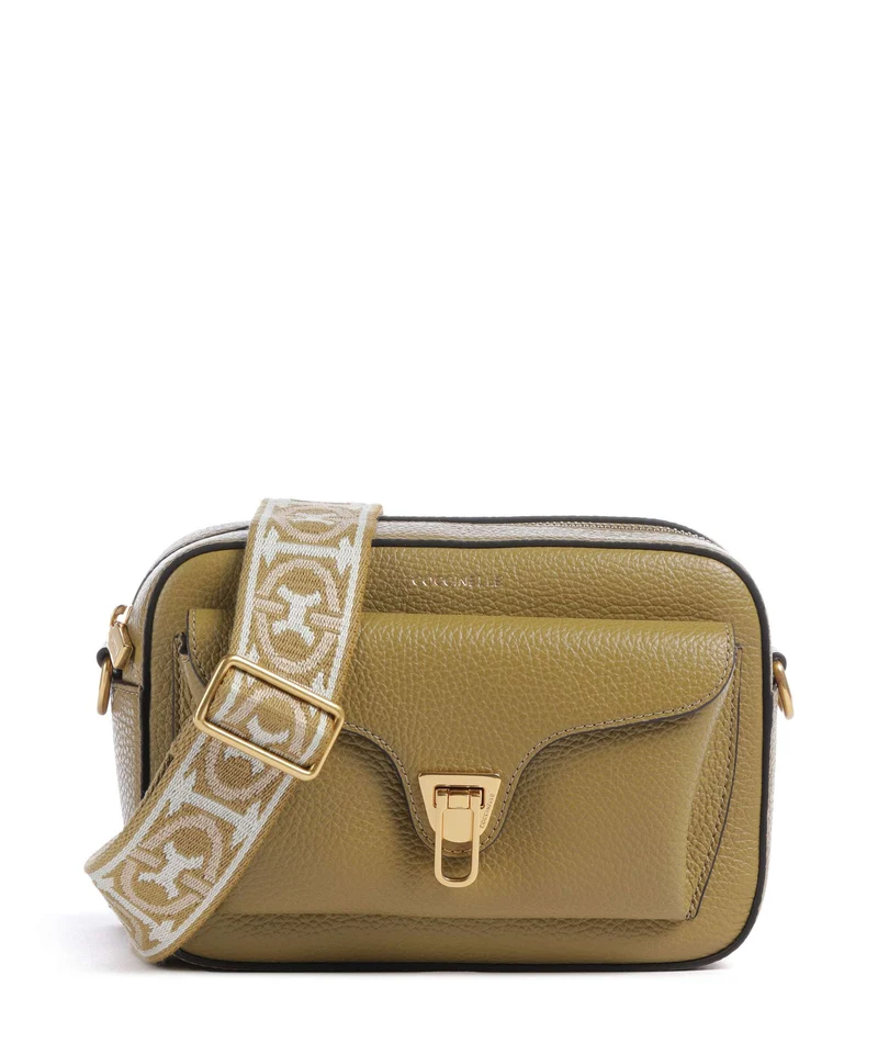Coccinelle Beat Soft Ribbon Crossover väska seagrass