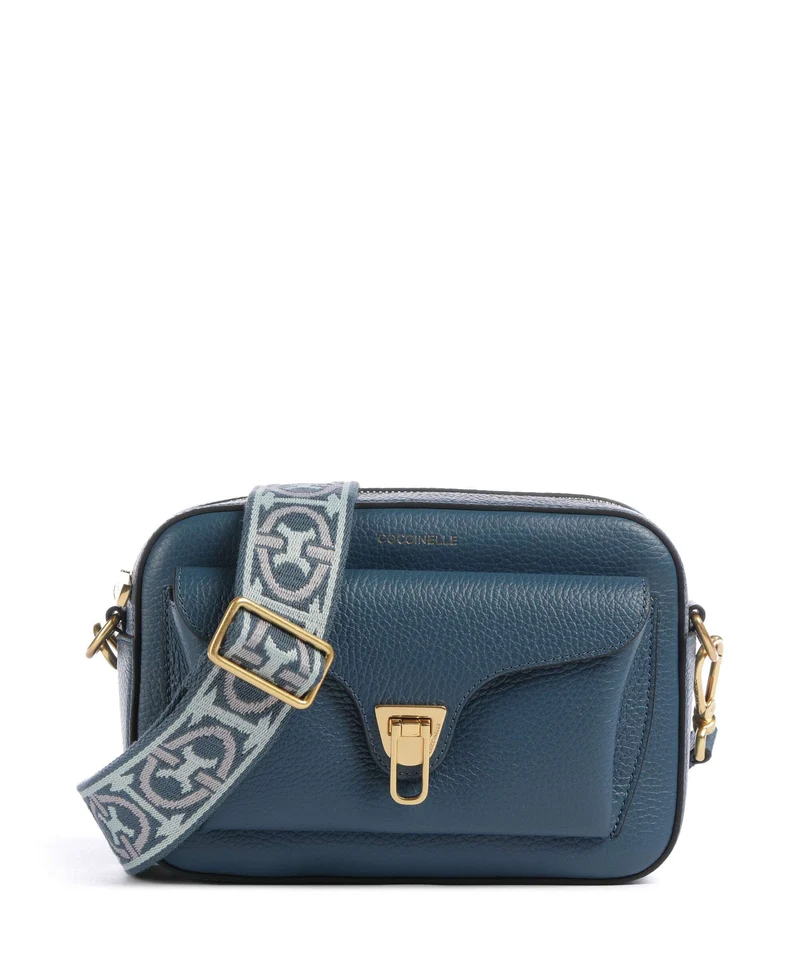 Coccinelle Beat Soft Ribbon Crossover väska deep blue