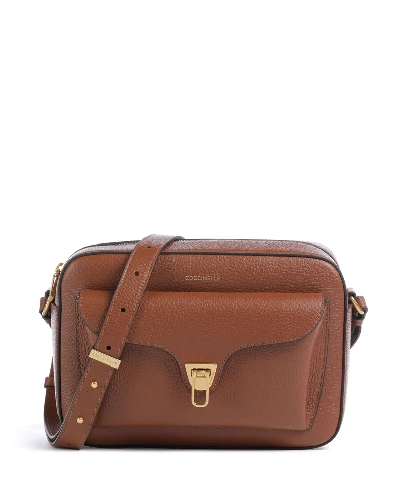 Coccinelle Beat Soft Crossover väska cognac