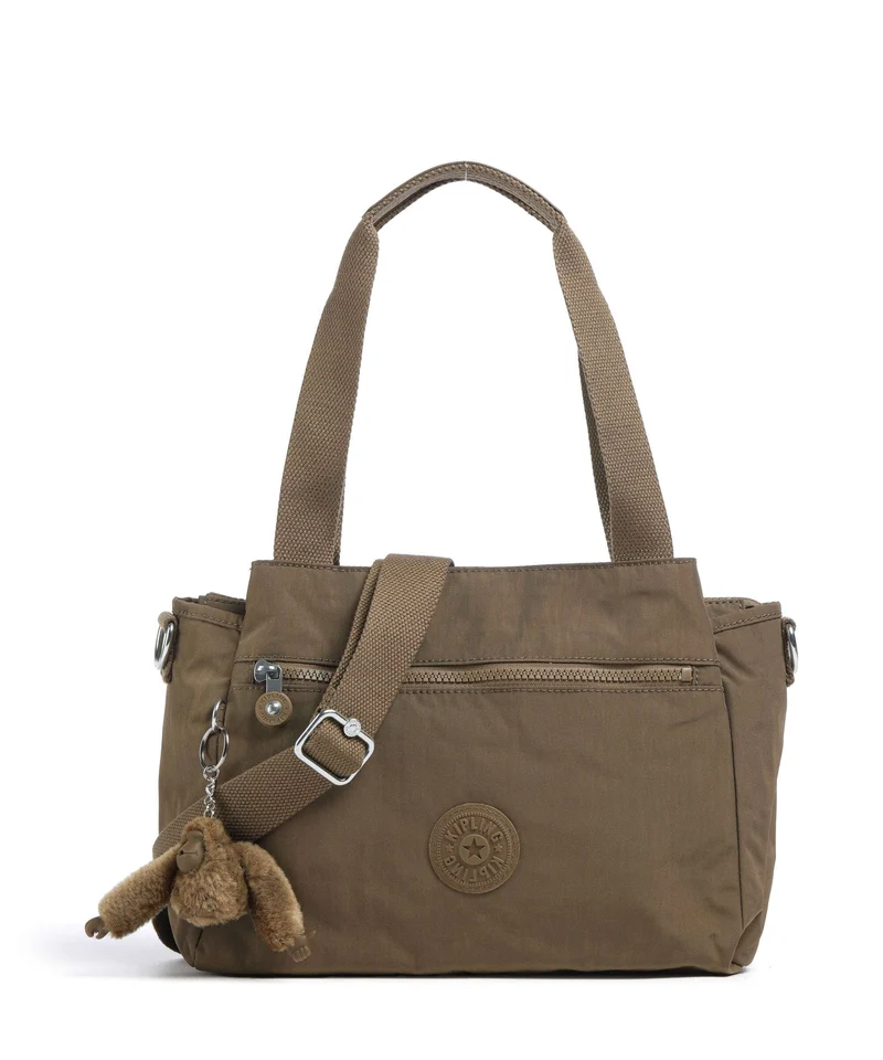 Kipling Basic Elysia Axelremsväska smooth khaki