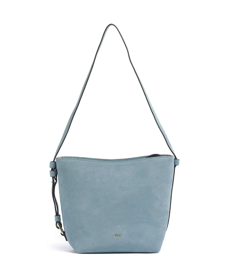 Abro Suede Cosmo Crossover väska sapphire