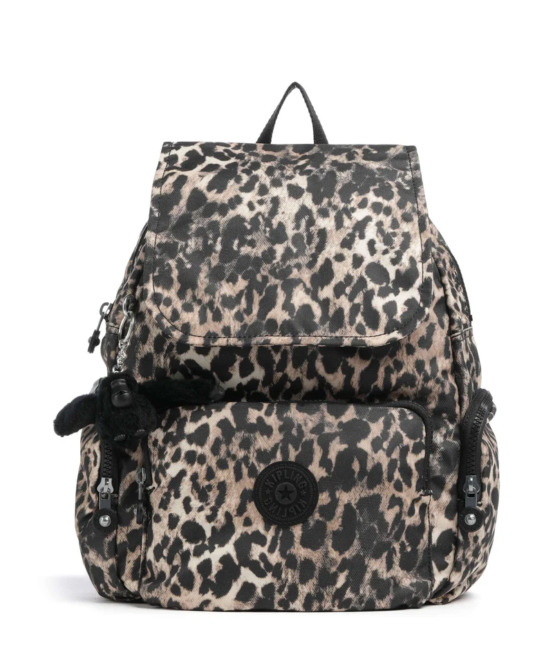Kipling Basic City Zip S Ryggsäck wild leopard