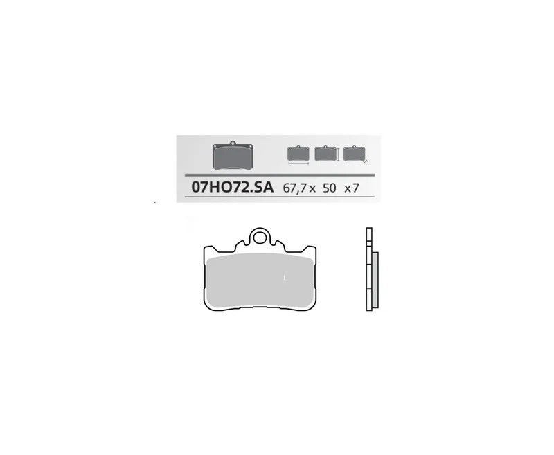 BREMBO Street Sintered Metal Brake Pads 07HO72SA 07HO72SA