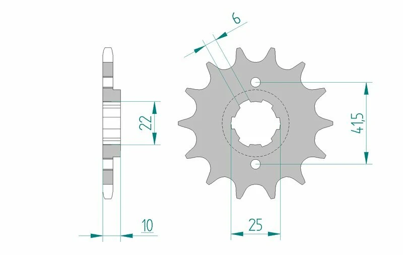 AFAM Steel Standard Front Sprocket 20508 - 520 20508-15