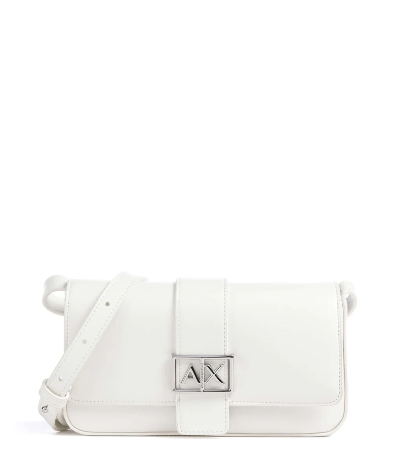 Armani Exchange Wonder Mini Crossover väska off white