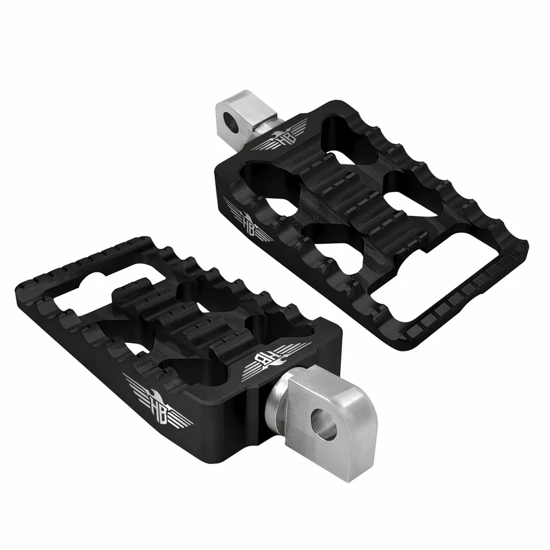 HEINZ BIKES FOOTPEGS MX V1 M8 SOTAIL BLACK HB-FPV1-M8-B
