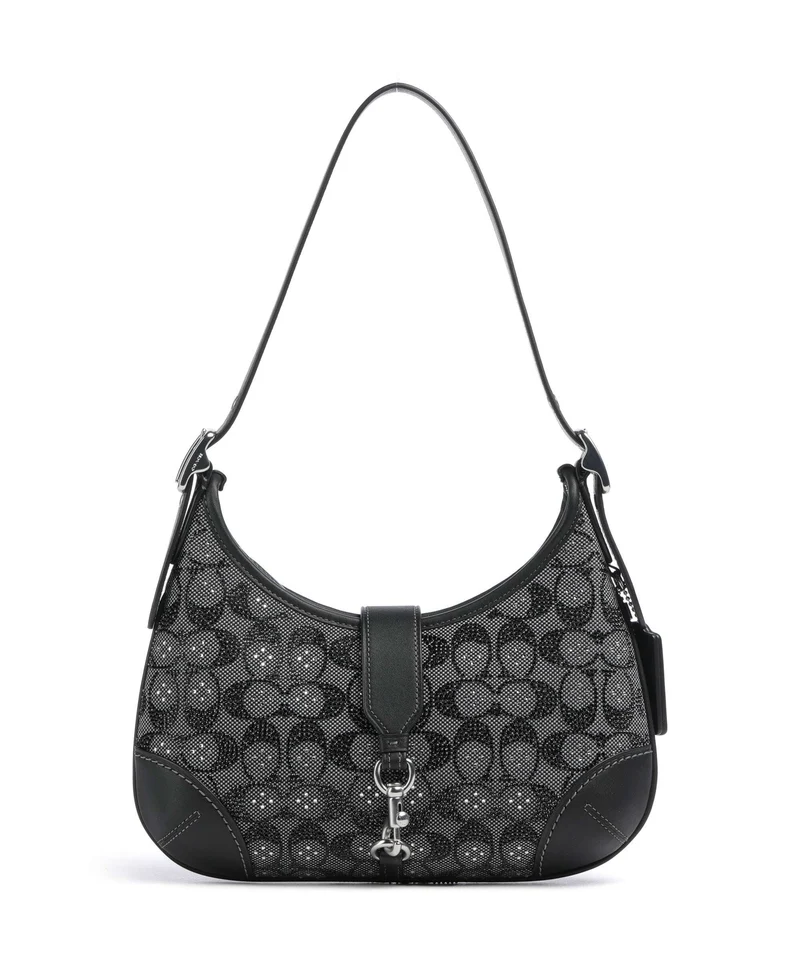 Coach The Coach Originals Hamptons Crystal Signature Axelremsväska black