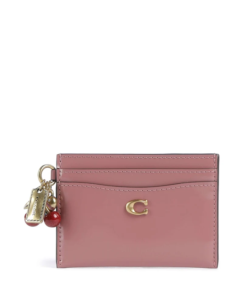 Coach Essential Spazzolato Korthållare peony
