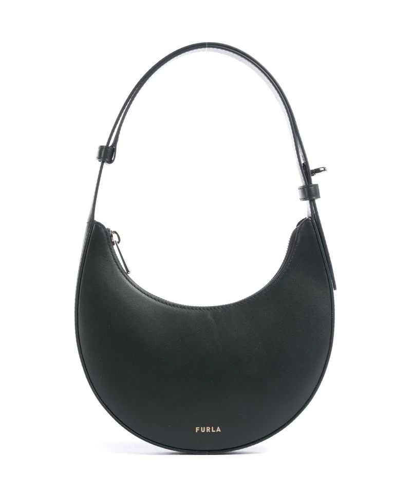 Furla Delizia Mini Axelremsväska deep green