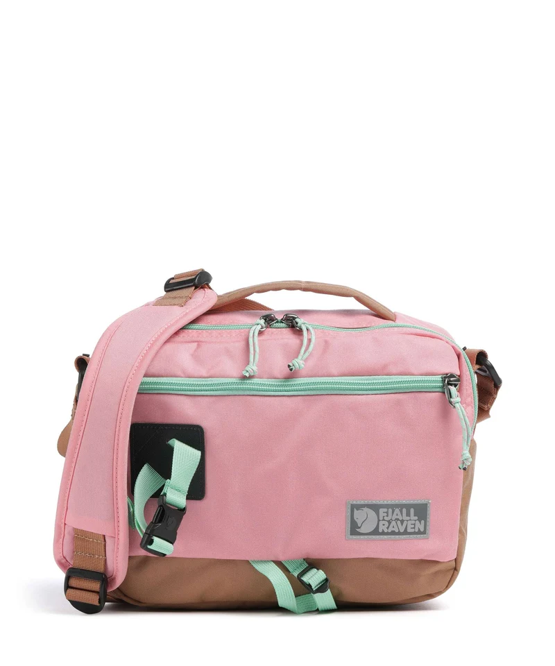 Fjällräven Vardag 6 Crossover väska poppy pink/khaki dust