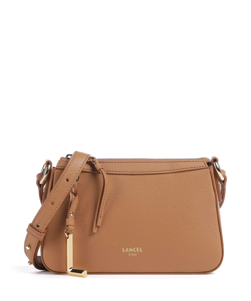 Lancel Faubourg Mini Crossover väska camel