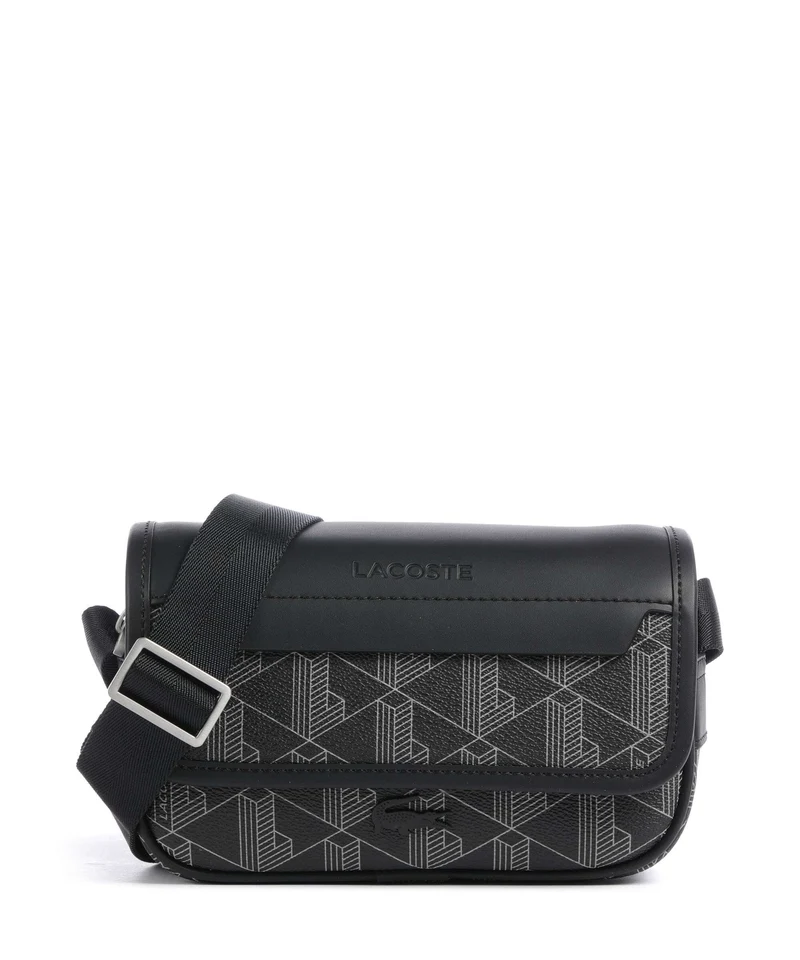 Lacoste The Blend Crossover väska monogram/noir/gris
