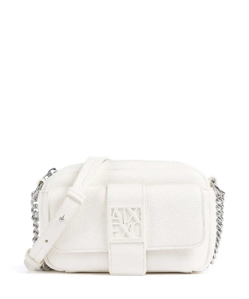 Armani Exchange Susy Soft Crossover väska off white
