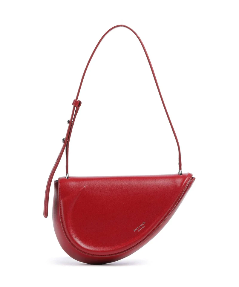 Kate Spade New York The Spade Axelremsväska dark scarlet